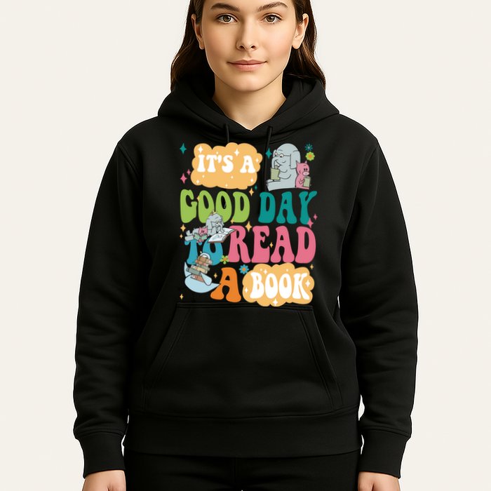 Elephant Piggie And Pigeon Its A Good Day To Read A Book Back To Scho Hoodie