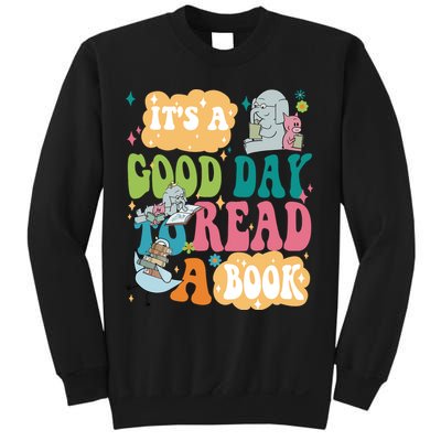 Elephant Piggie And Pigeon Its A Good Day To Read A Book Back To Scho Sweatshirt