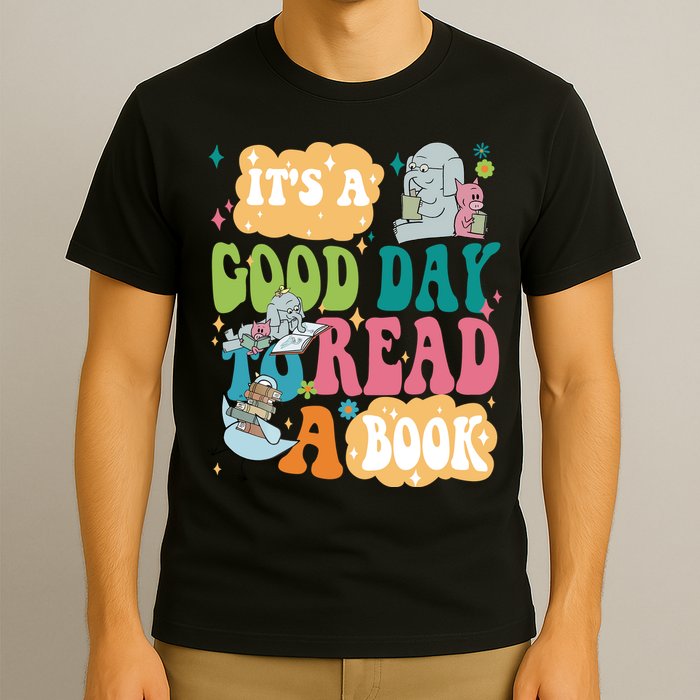 Elephant Piggie And Pigeon Its A Good Day To Read A Book Back To Scho T-Shirt