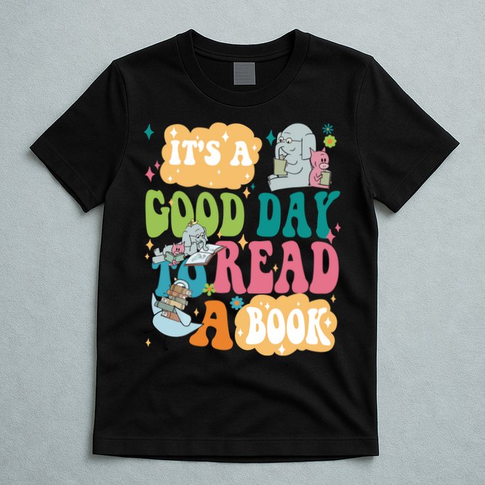 Elephant Piggie And Pigeon Its A Good Day To Read A Book Back To Scho T-Shirt