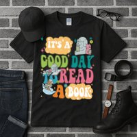 Elephant Piggie And Pigeon Its A Good Day To Read A Book Back To Scho Tall T-Shirt