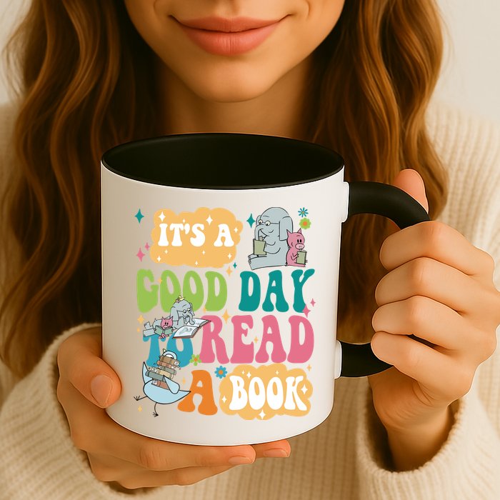 Elephant Piggie And Pigeon Its A Good Day To Read A Book Back To Scho Mug