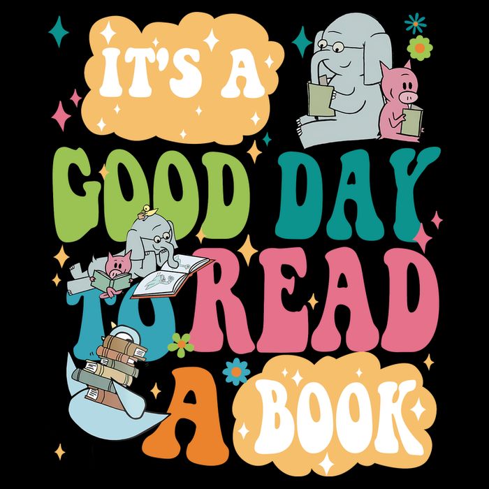 Elephant Piggie And Pigeon Its A Good Day To Read A Book Back To Scho Drawstring Bag