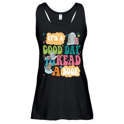 Elephant Piggie And Pigeon Its A Good Day To Read A Book Back To Scho Ladies Essential Flowy Tank
