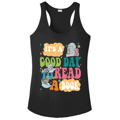 Elephant Piggie And Pigeon Its A Good Day To Read A Book Back To Scho Ladies PosiCharge Competitor Racerback Tank
