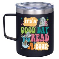 Elephant Piggie And Pigeon Its A Good Day To Read A Book Back To Scho 12oz Stainless Steel Coffee Mug