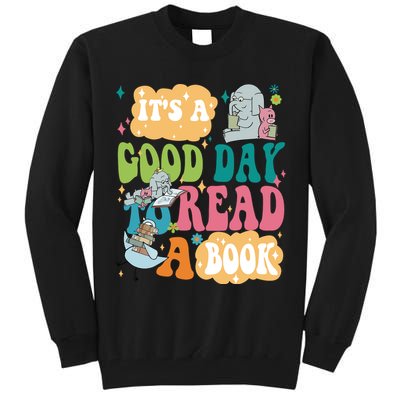 Elephant Piggie And Pigeon Its A Good Day To Read A Book Back To Scho Tall Sweatshirt