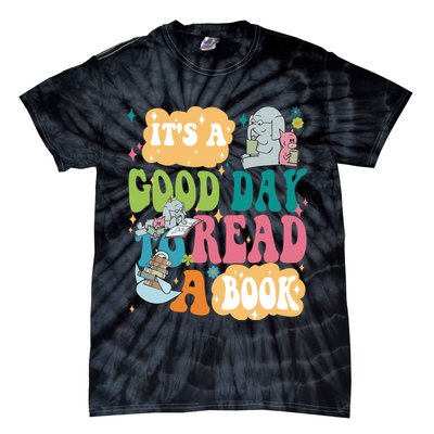 Elephant Piggie And Pigeon Its A Good Day To Read A Book Back To Scho Tie-Dye T-Shirt