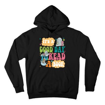 Elephant Piggie And Pigeon Its A Good Day To Read A Book Back To Scho Tall Hoodie