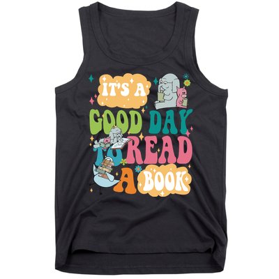 Elephant Piggie And Pigeon Its A Good Day To Read A Book Back To Scho Tank Top