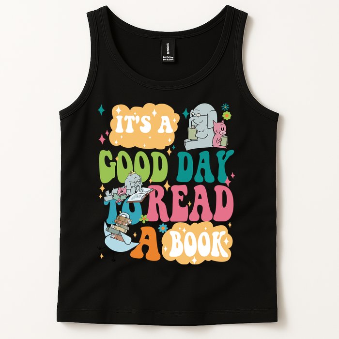 Elephant Piggie And Pigeon Its A Good Day To Read A Book Back To Scho Tank Top