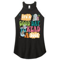 Elephant Piggie And Pigeon Its A Good Day To Read A Book Back To Scho Women's Perfect Tri Rocker Tank