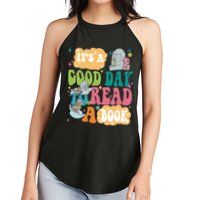 Elephant Piggie And Pigeon Its A Good Day To Read A Book Back To Scho Women's Perfect Tri Rocker Tank