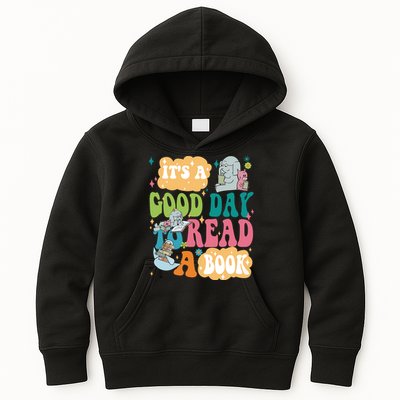 Elephant Piggie And Pigeon Its A Good Day To Read A Book Back To Scho Kids Hoodie