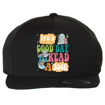 Elephant Piggie And Pigeon Its A Good Day To Read A Book Back To Scho Wool Snapback Cap