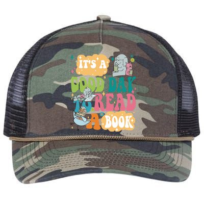 Elephant Piggie And Pigeon Its A Good Day To Read A Book Back To Scho Retro Rope Trucker Hat Cap