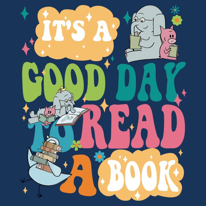 Elephant Piggie And Pigeon Its A Good Day To Read A Book Back To Scho Infant Baby Jersey Bodysuit