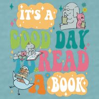 Elephant Piggie And Pigeon Its A Good Day To Read A Book Back To Scho Sueded Cloud Jersey T-Shirt