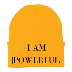 Empowerment Phrases; Affirmations Knit Cap Winter Beanie