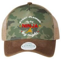 Event Planner By Day Ninja By Night Funny Gift Legacy Tie Dye Trucker Hat