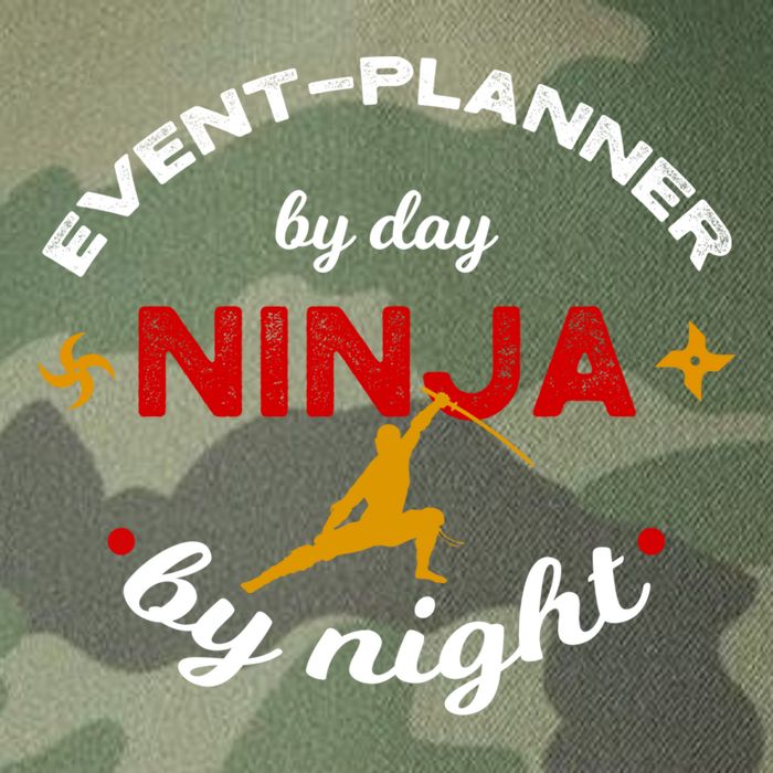 Event Planner By Day Ninja By Night Funny Gift Legacy Tie Dye Trucker Hat