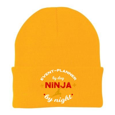 Event Planner By Day Ninja By Night Funny Gift Knit Cap Winter Beanie