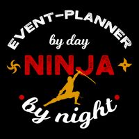 Event Planner By Day Ninja By Night Funny Gift Impact Tech Backpack