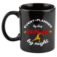 Event Planner By Day Ninja By Night Funny Gift 11oz C Handle Ceramic Mug