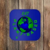 Eat Planet Based Vegan Save Earth Our Beautiful Home Gift Coaster