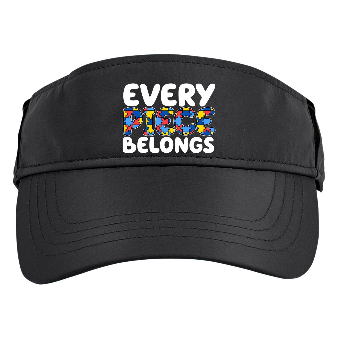 Every Piece Belongs Autism Awareness Adult Drive Performance Visor