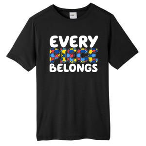 Every Piece Belongs Autism Awareness Tall Fusion ChromaSoft Performance T-Shirt