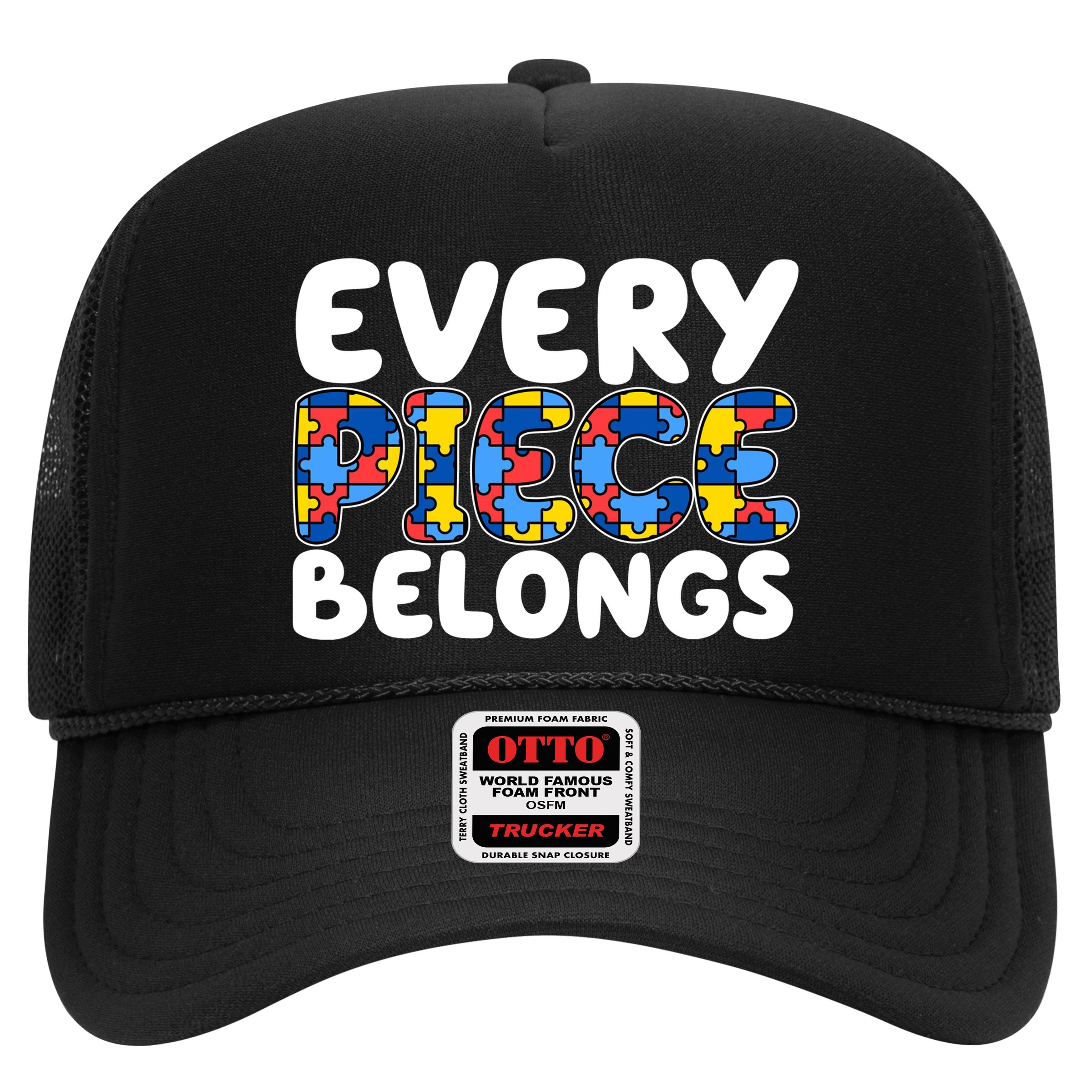 Every Piece Belongs Autism Awareness Hat