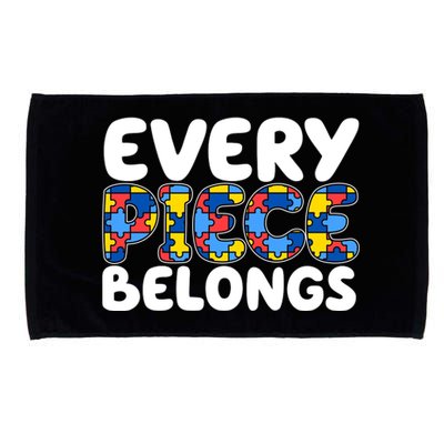 Every Piece Belongs Autism Awareness Microfiber Hand Towel