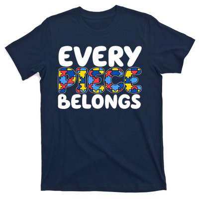 Every Piece Belongs Autism Awareness T-Shirt