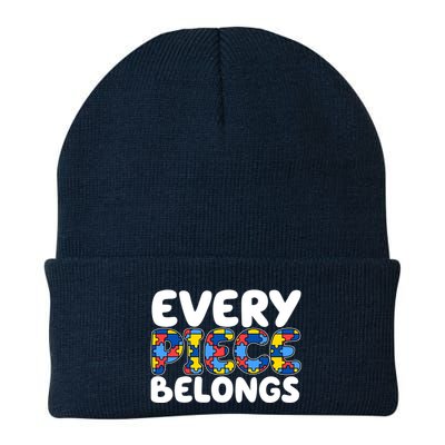 Every Piece Belongs Autism Awareness Beanie