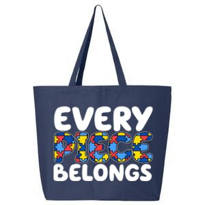 Every Piece Belongs Autism Awareness 25L Jumbo Tote