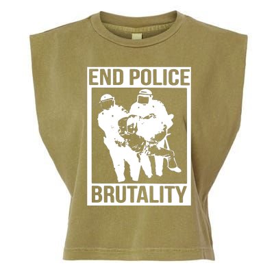 End Police Brutality Garment-Dyed Women's Muscle Tee