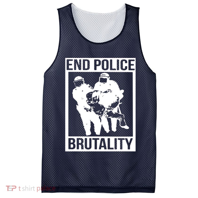 End Police Brutality Mesh Reversible Basketball Jersey Tank