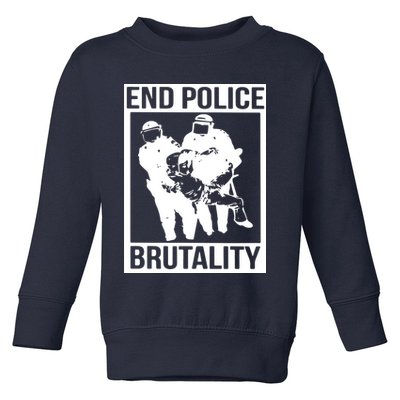 End Police Brutality Toddler Sweatshirt