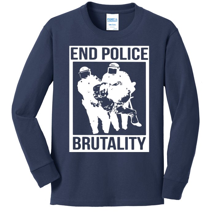 End Police Brutality Kids Long Sleeve Shirt