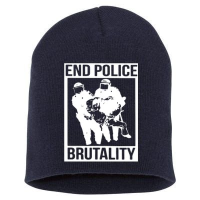 End Police Brutality Short Acrylic Beanie