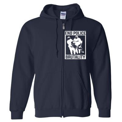 End Police Brutality Full Zip Hoodie