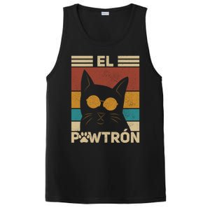 El PawtróN Cat Dad Cat Grandpa Funny Fathers Day Black Cat Great Gift PosiCharge Competitor Tank