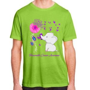 Elephant Pancreatic Cancer Awareness Funny Gift Pancreatic Cancer Gift Adult ChromaSoft Performance T-Shirt