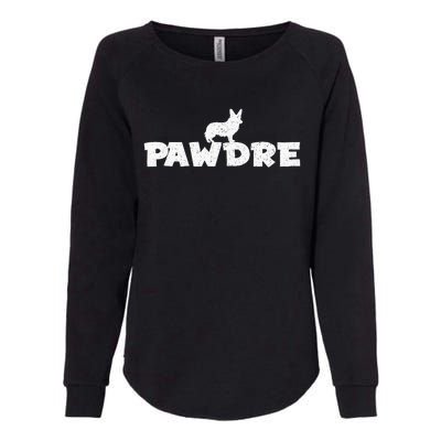 En Pawdre Corgi Dad Cute Fur Dad Fathers Day Dog Womens California Wash Sweatshirt