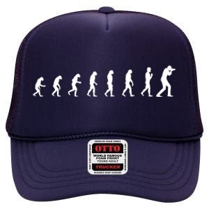 Evolution Photographer | Camera Photography Lovers High Crown Mesh Back Trucker Hat