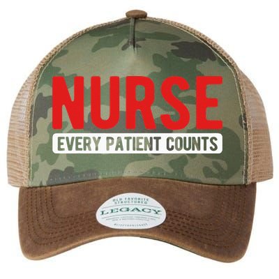 Every Patient Counts RN Nurse Legacy Tie Dye Trucker Hat