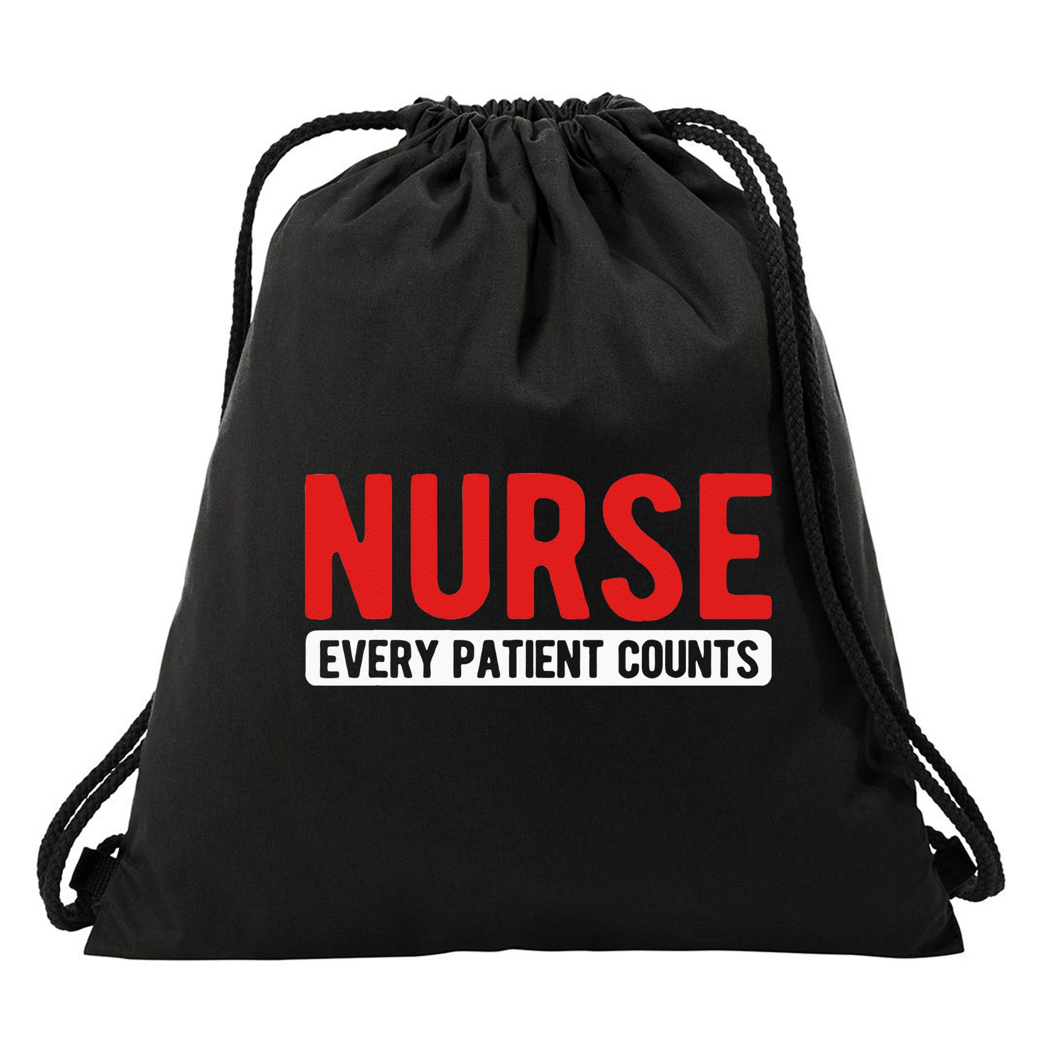 Every Patient Counts RN Nurse Drawstring Bag