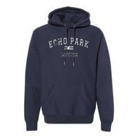 Echo Park California Los Angeles CA Vintage Premium Hoodie