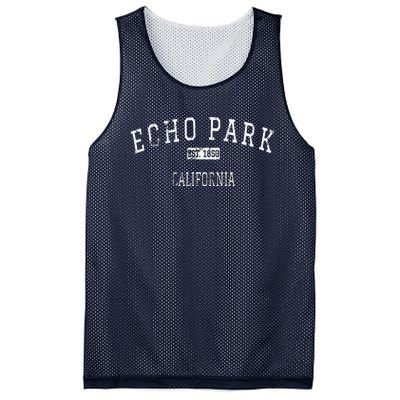 Echo Park California Los Angeles CA Vintage Mesh Reversible Basketball Jersey Tank